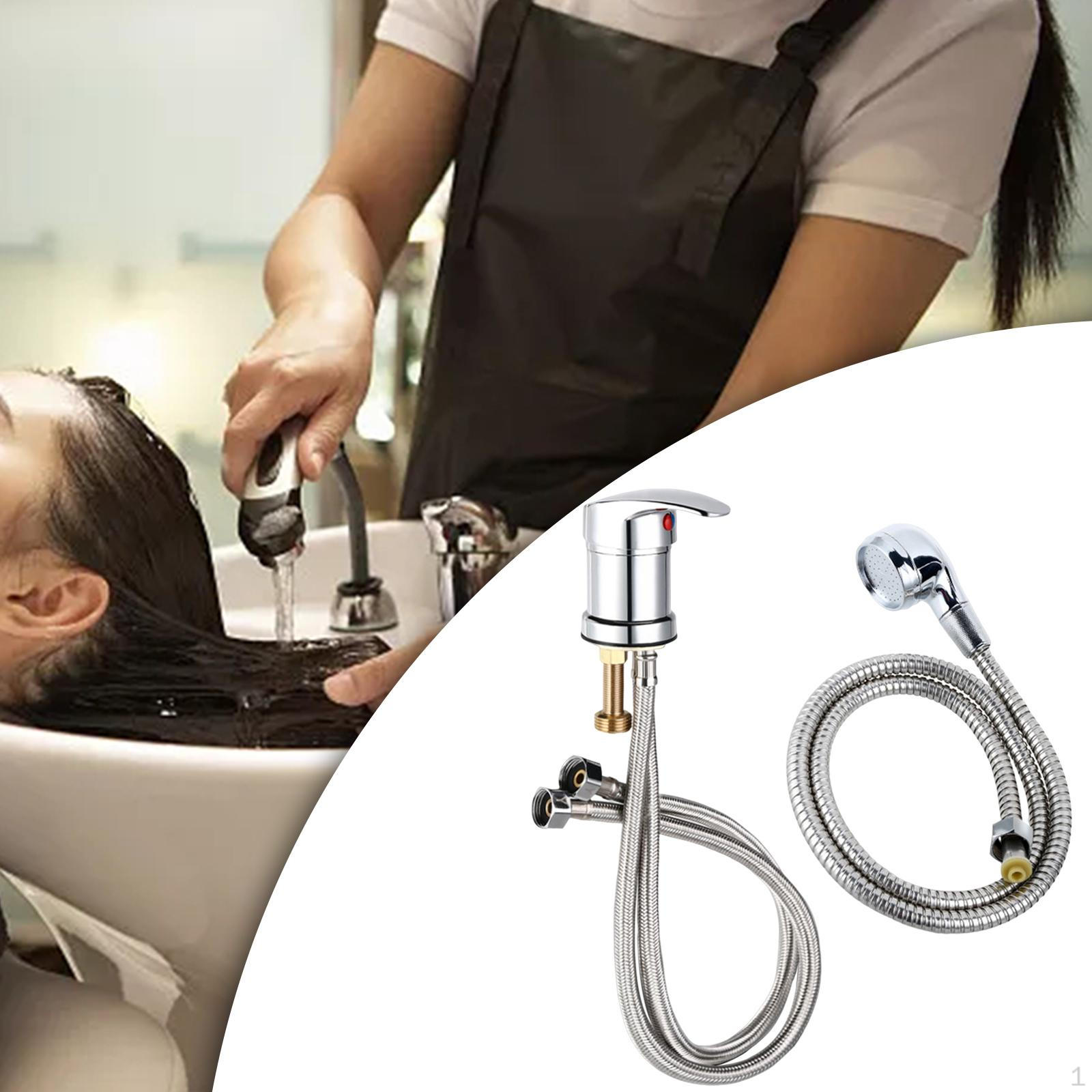 Sink Faucet Sprayer with 1.2M Hose for Salon Shampoo Bowl Anti splashing Accessory Single Handle to