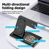 3 in 1 Wireless Charging Station for Phone 16 15 14 and Watch Series with Earphone Compatibility