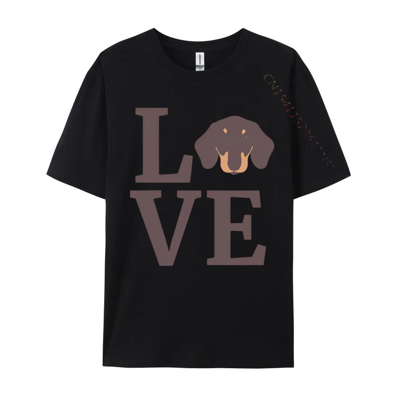 Hot Sale Unisexs Top Tshirts Cotton I Love My Dachshund Dachshund T Shirts Printing Fashion T Shirt Unisex