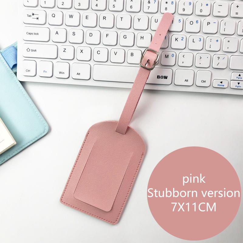 

Портативная бирка для багажа из искусственной кожи, идентификационная этикетка для чемодана, багажный мешок для посадки, имя, адрес, держатель, дорожные принадлежности