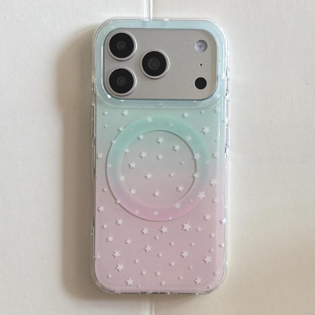 Strawberry Halo Magnetic Bracket iPhone 17/16 Pro Case with Drop Protection