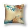 45x45cm Nordic Ins Abstract Gold Blue Marble Print Cushion Cover Sofa Office Seat Lumbar Pillow Cover Home Decoration