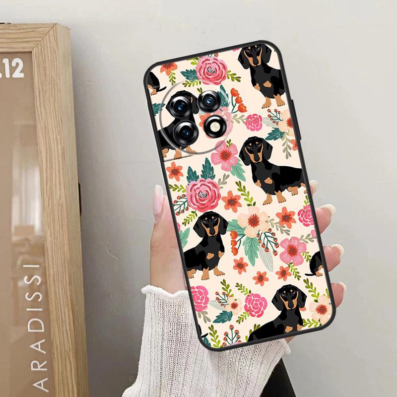 Sausage Dog Dachshund Quotes Case For OnePlus Nord 5 CE 3 4 Lite N20 N30 OnePlus 13T 13R 12R 10T 10R 10 11 12 13 15 Cover