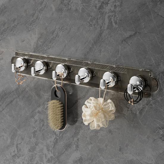 Self-Adhesive Wall Bathroom Hook Strong Load-bearing Hanger Organizer Hook