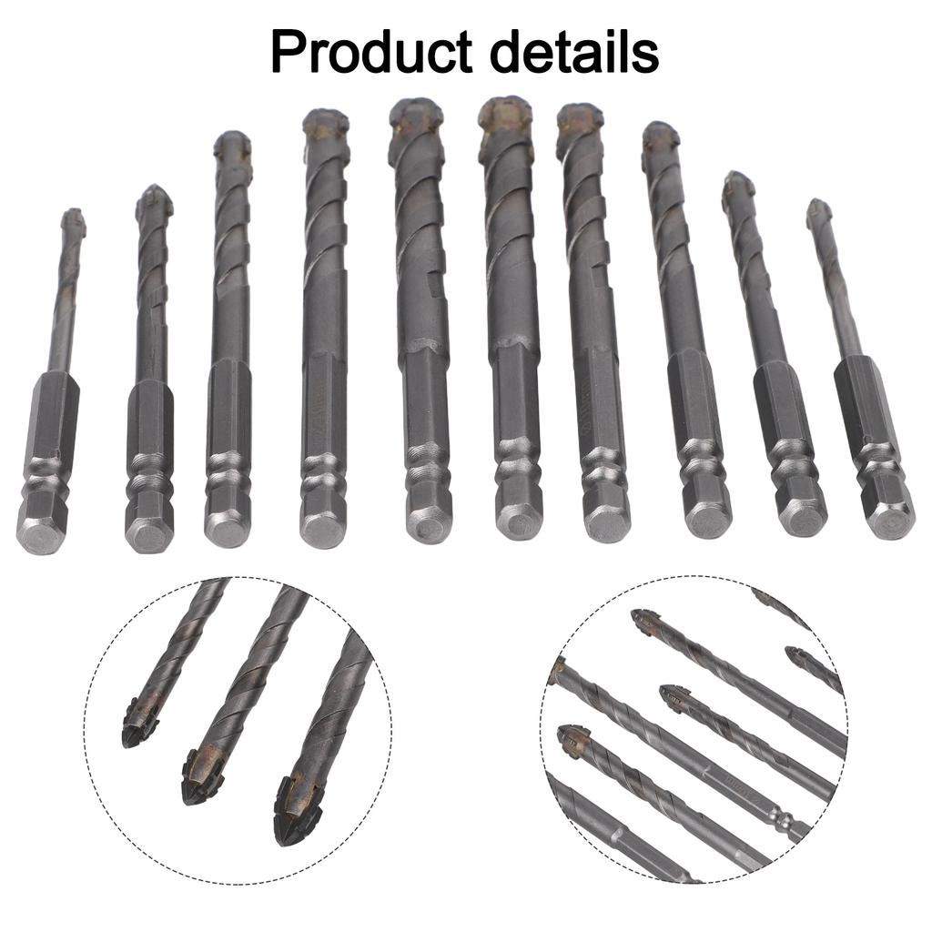 Multi Size Drill Set Eccentric Drill Bit For Home Renovation 10 Mm Drilling Tools For DIY Enthusiasts Milling Cutter