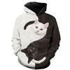 Modischer Kinder Hoodie Tiergrafiken Langarm Fuchs 3D Druck Junge Mädchen Sweatshirt Streetwear Locker Kinderkleidung Oberteil