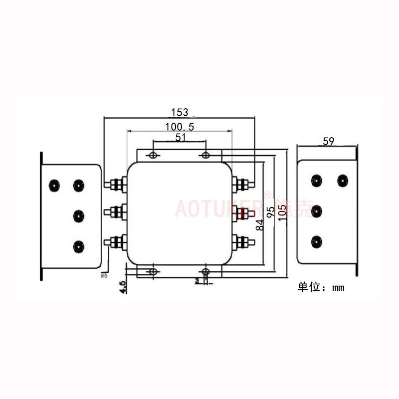 Power Filter 110V/250V/380V Three-Phase Power Purifier CW12B-3/6/10/20/30/40/50/60A-S Anti-Interference