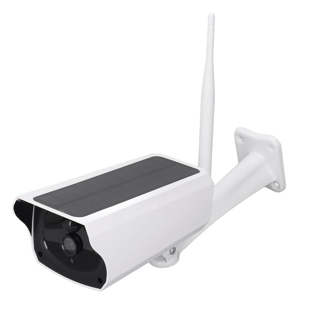 Solar Powered Security Camera 1080P 2MP Night Vision PIR Motion Detection Two Way Audio IP67 Waterproof for Outdoor