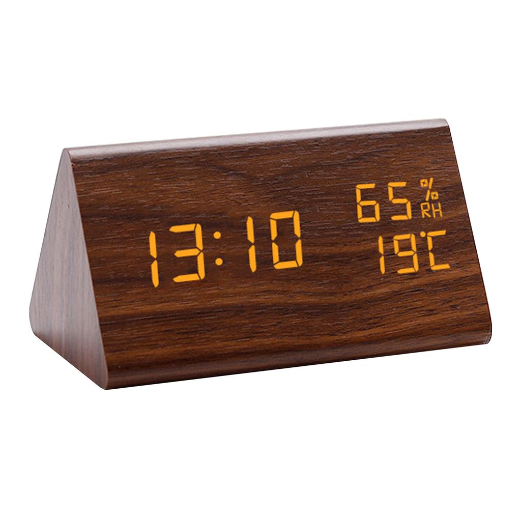 Modern LED Clock Digital Alarm Clock Featurings 12/24Hour Format Home Decors Simple Operations Timepiece for Room