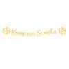 Holy Communion Banner IHS Gold 150 Cm