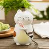 400ml Cats Cup Set with Spoon and Lid Animal Drinkware Cute Cats Coffee Cup with Spoon and Lid Delicate Ceramic Mug Cup