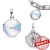 New Copper Me Series Infinity & Wing Medallion Charm Snake Pearlescent Mini Dangle Charm Fit Original Bracelet