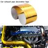 Rare Reflect A Gold Thermal Tape Air Intake Heat Insulation Shield Wrap Reflective Heat Barrier Self Adhesive Engine