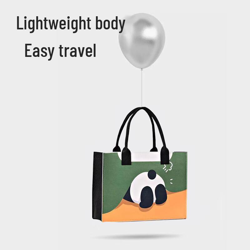 Fourty Thousand Miles Felt Tote Bag