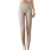 Women's Cashmere High-Waisted Slim-Fit Knit Leggings - Thick, Warm, Chic Autumn/Winter Pants for Outside Wear
