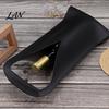 Wine Tote Bag Faux Leather Bag, Portable Carrier Pouch, Waterproof Bottle Pouch Single Holder Protector Sleeve for Champagne Beer