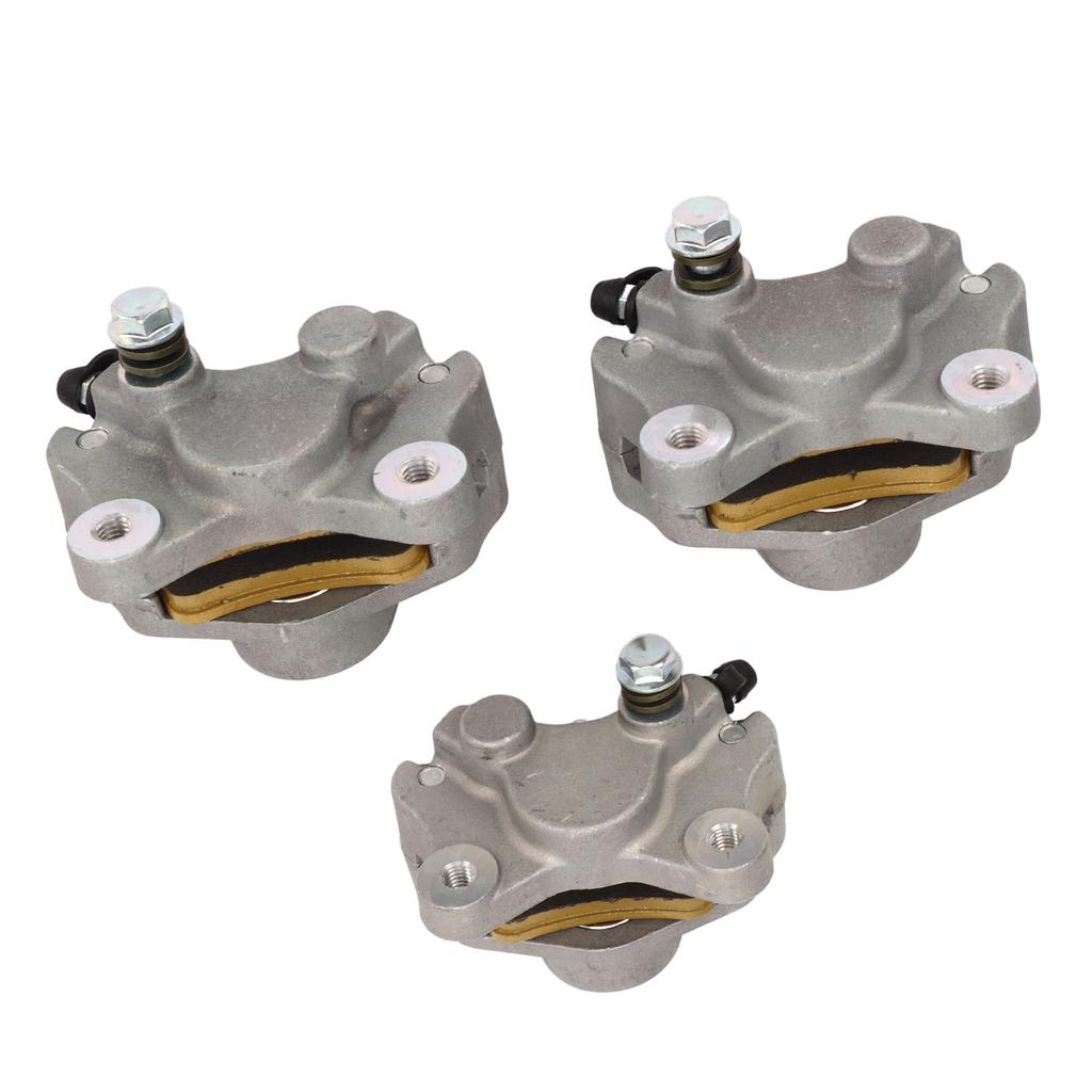 3PCS Brake Calipers 0402 010 Front Left Right Rear Strong Power Replacement for Arctic Cat ATV 250 300 375 400 454 500