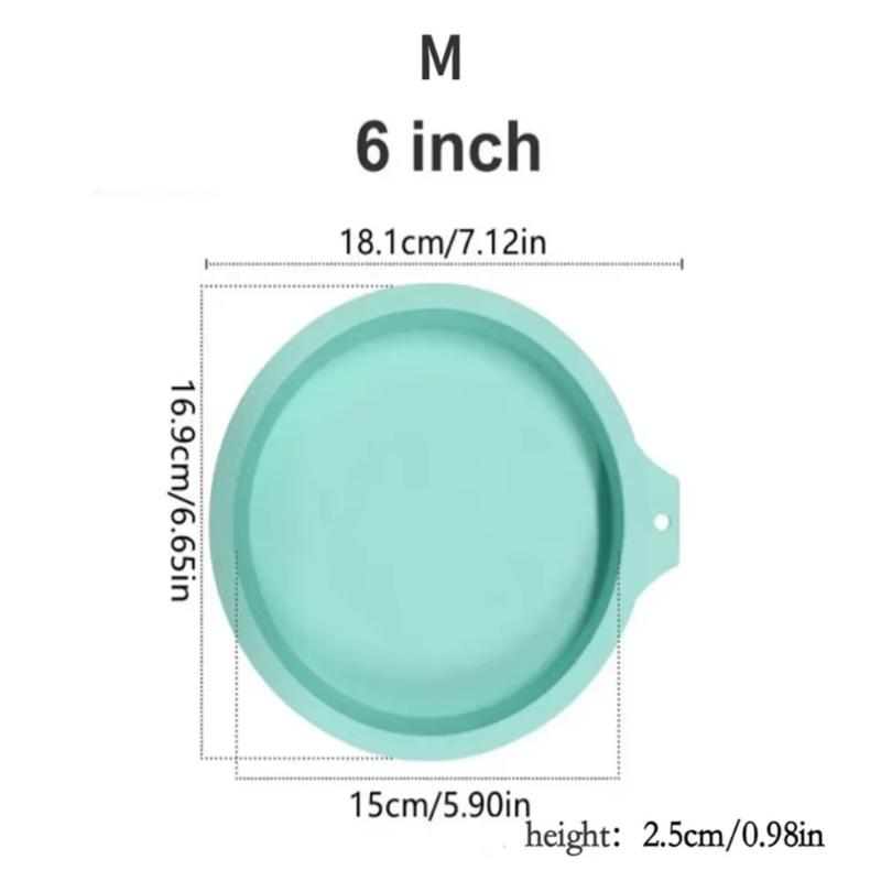 Non-Stick Round Silicone Cake Mold Baking Pan for Dessert Making DIY Bakeware Tool Heat Resistant Reusable Kitchen Accessories
