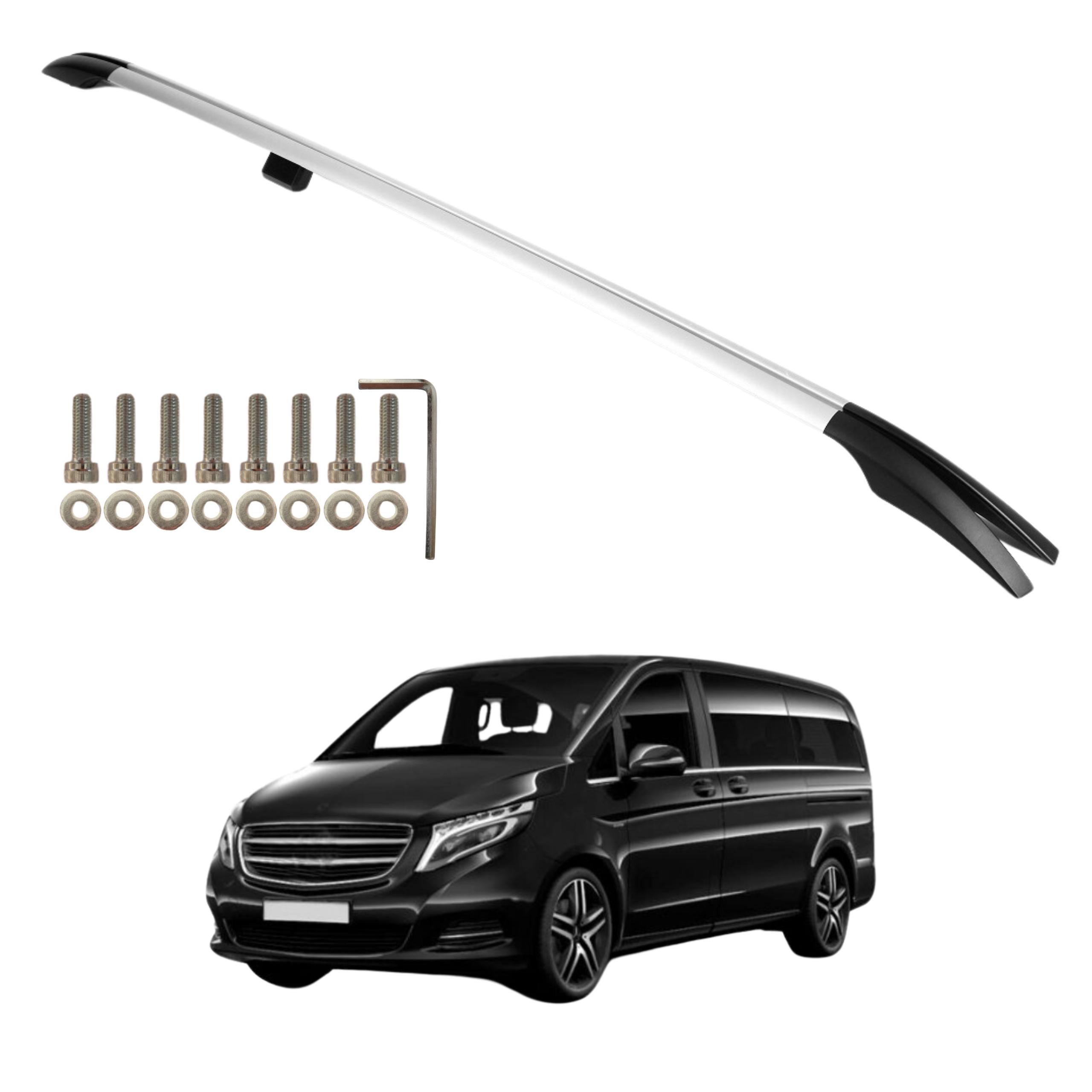 Roof rails MERCEDES W639 W447 VITO VIANO EXTRALONG L3 CHROME