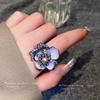 Silver Needle Diamond Pearl Flower Earrings New Niche Earrings Retro Versatile Premium Earrings Women