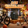 Carsun Mini Portable Electric Bicycle Pump Wireless Tire Inflator 150Psi Max 480Mah Battery with Display