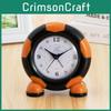 Soccer Ball Alarm Clock With Silent Scan Movement For Kids Bedroom Decor