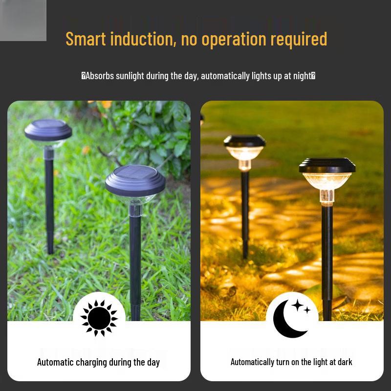 Solar Shadow Outdoor Lawn Lights - 4 Pack