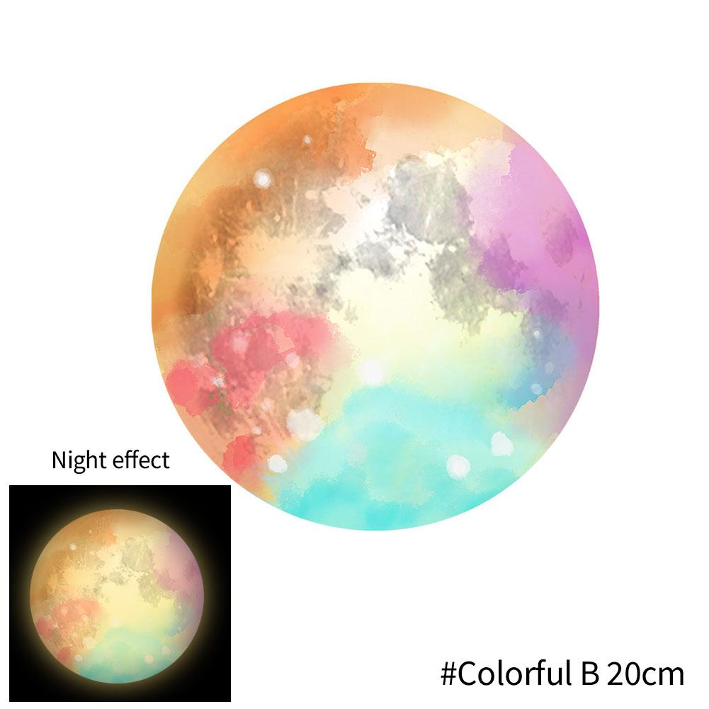 Luminous Moon Stars Wall Stickers for Kids room Bedroom Decor Glow in the dark Earth Wall Decals Noctilucent Stickers Home Decor