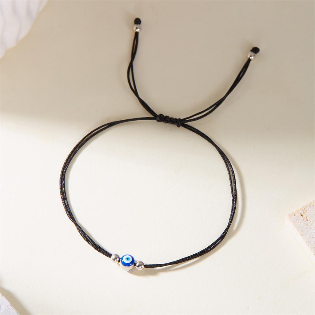 Lucky Red String Turkish Evil Blue Eyes Bracelets For Women Men Hand-woven Good Luck Amulet Demon Eye Bangles Friendship Jewelry