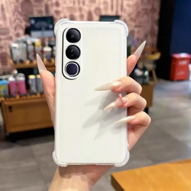Kryt Pro VIVO V70FE Airbag Měkký Silikonový Nárazuvzdorný Průhledný Kryt Pro VIVO V70 FE Transparentní TPU Ledová Mlha Matný Kryt Nárazníku