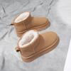 Snow boots women's 2025 new boots, thickened soles to increase height, snow cotton shoes, winter warm and velvet waterproof bread shoes