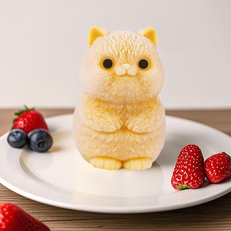 Cat Shape Chocolate Candy Molds Silicone Baking Mold For Chocolate Mousse Pudding Cake Ice Cube Tray Wedding Festival Diy Crafts
