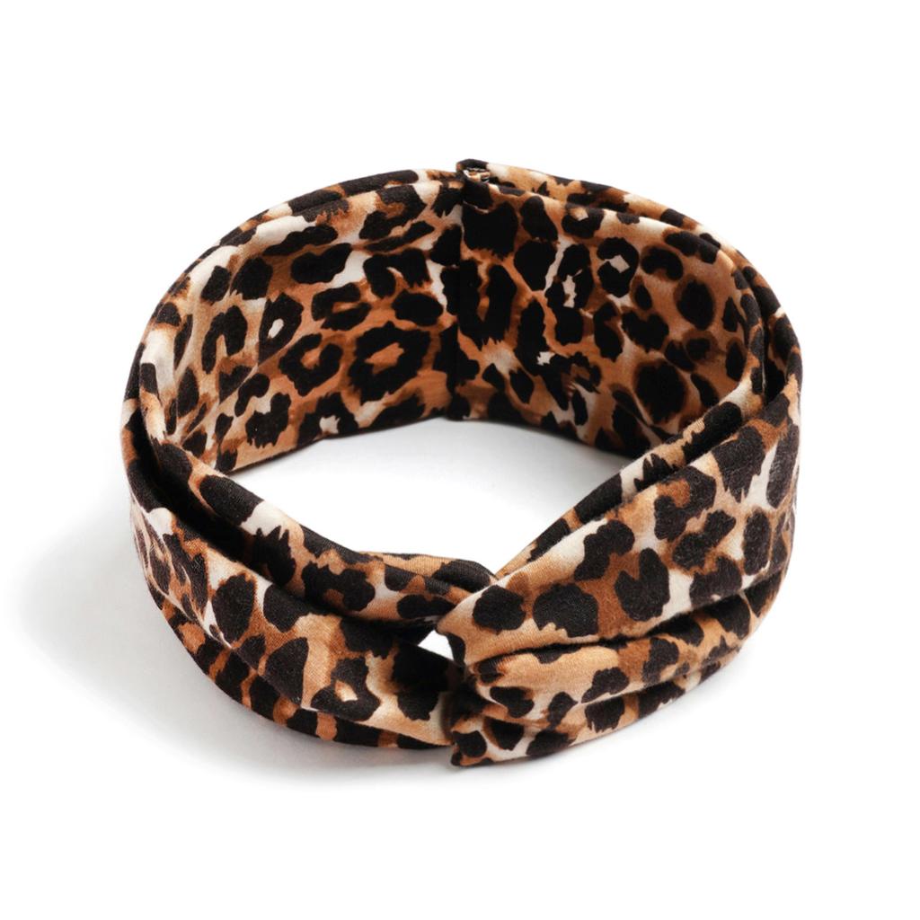 Bohemian Cross Knotted Headband Gypsy Yoga Sports Headband Wide Female Stretch Headband