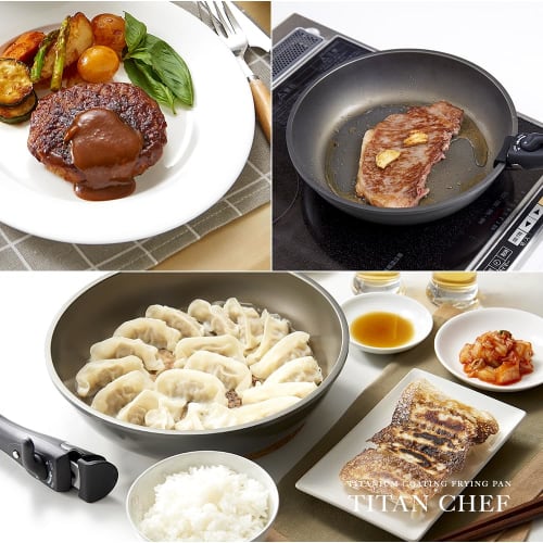 Aimedia Detachable Handle for Titanium Chefs, Multi-Handle with Dedicated Handle for Frying Pans