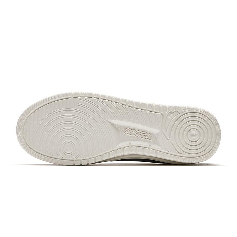 Anta Easy 1.5 Comfortable Versatile Height Increasing Wear Resistant Lightweight Non-Slip Low-Top Skate Shoes Men sneaker Black White 912528003Q-3