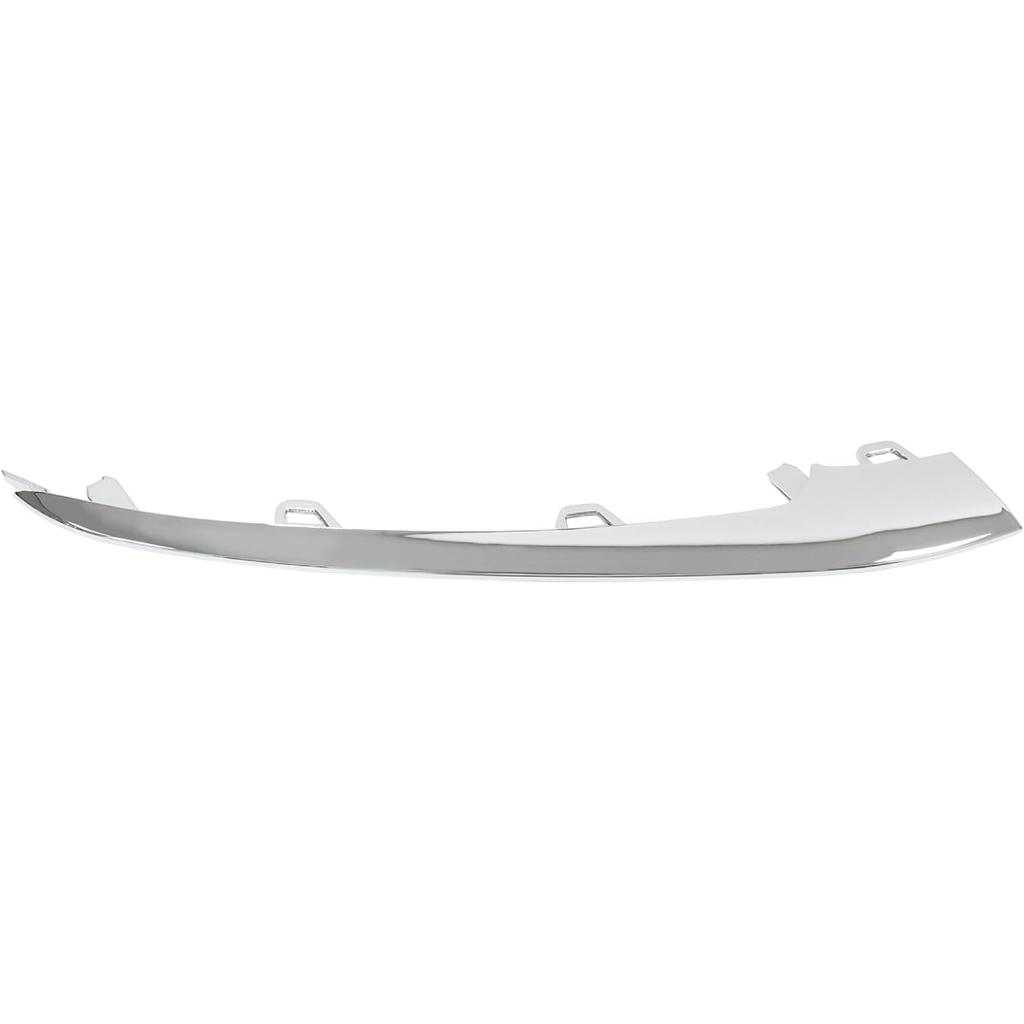 ApplianPar Front Bumper Lip Trim Molding Chrome for Mercedes-Benz S350 S450 S560 W222 2018-2020 Left and Right Side Pair