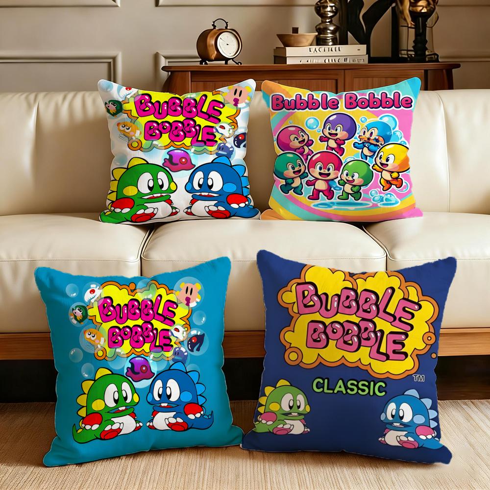 Cute Bubbles Bobble Cushion Cover Cushion Cover Set 4Pcs 50x50 45x45 40x40 Pillowcase Decorative Sofa Home Decor