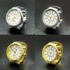 Unisex Couple Rings Finger Love Watches Fashion Party Quartz Watches Jewelry Gift