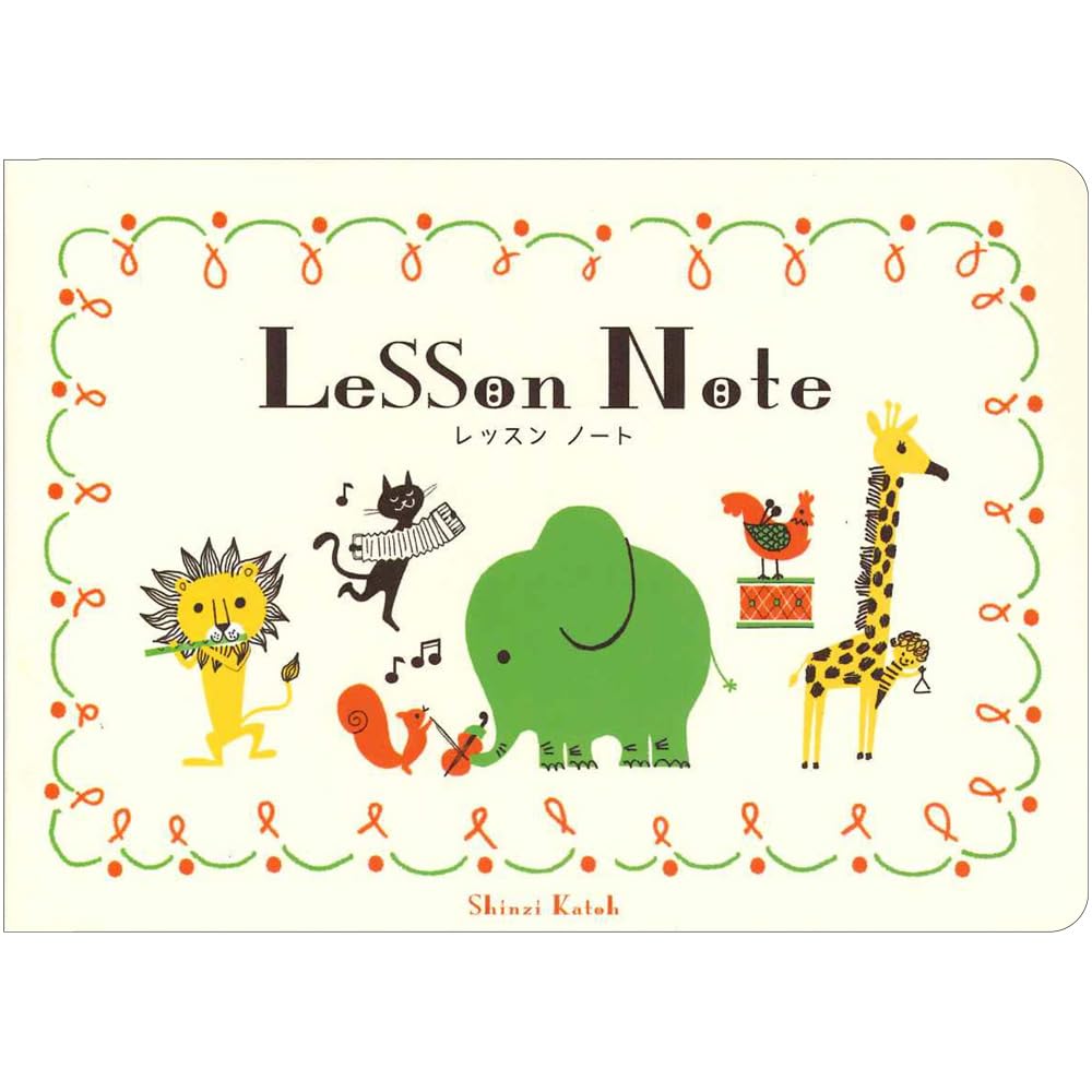 COOPE Урок Shinzi Katoh Лесной концерт CN-37 Блокнот, [10 Блокнотов] белый