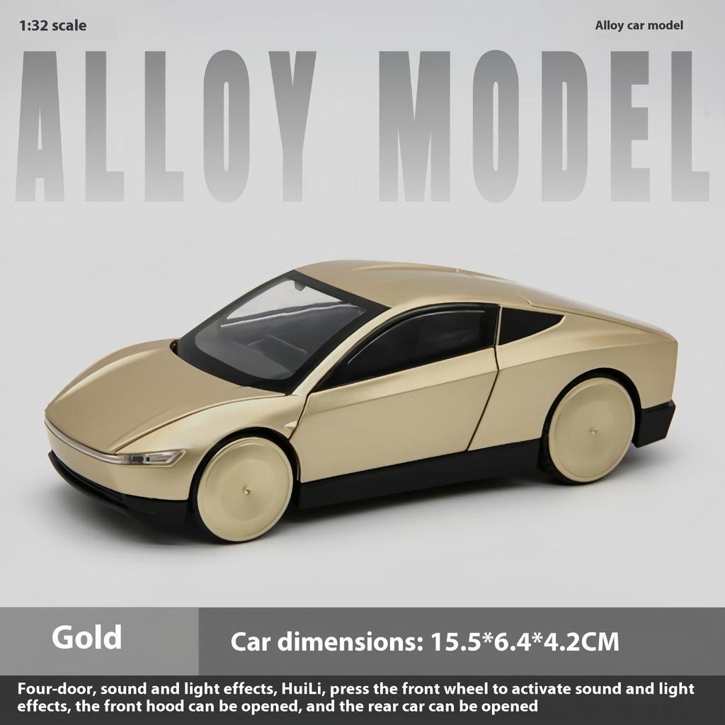 1:32 Cool futuristic alloy model car, cool sound and light, exquisite desktop ornaments, Christmas/birthday gifts