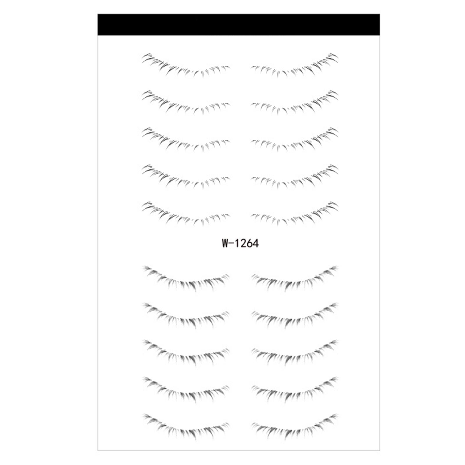 

Нижняя ресница татуировки патч плоский ленивый макияж инструмент увеличить ваши глаза симметричные ресницы одноразовые татуировки наклейки инструмент