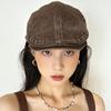 Vintage Denim Flat Cap With Breathable Cotton For Women Summer Casual Fashion
