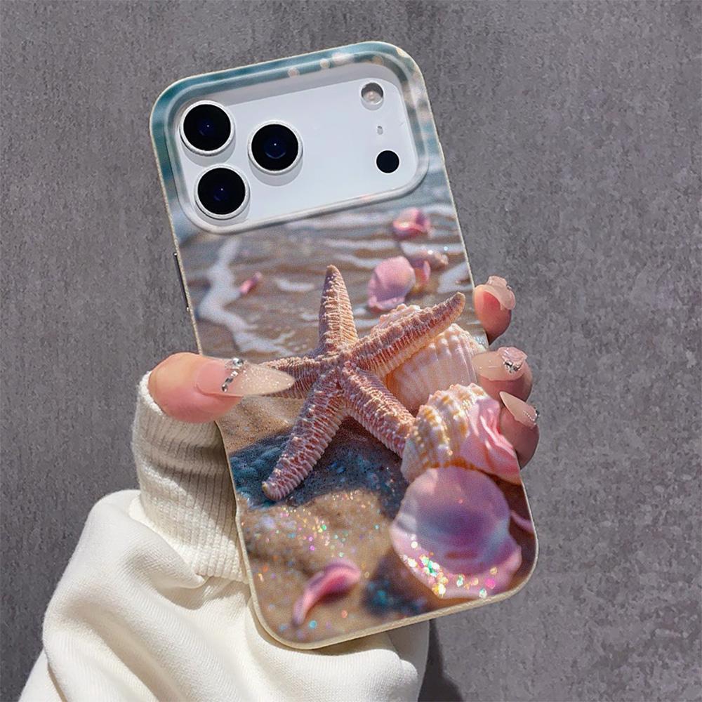 Luxury High Quality Phone Case For Samsung A05S A06 A07 A15 A16 A34 A35 A36 S26 Starfish Shell Dream Soft Anti Slip Case