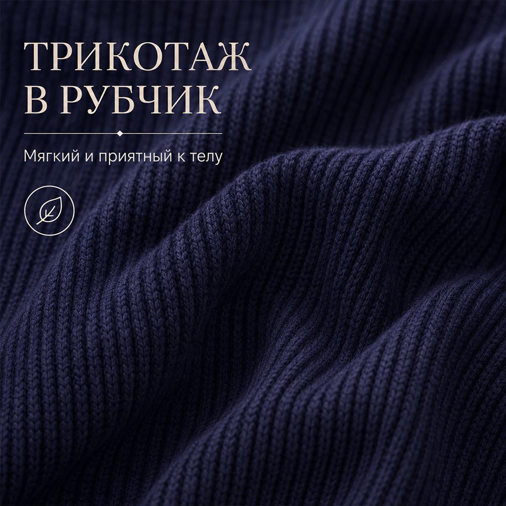 Women Long Sleeve Henley Tunic Blouse, Soft Ribbed Fabric Button Neck Top, Side Decor Buttons Curved Hem Loose Fit Casual Wear