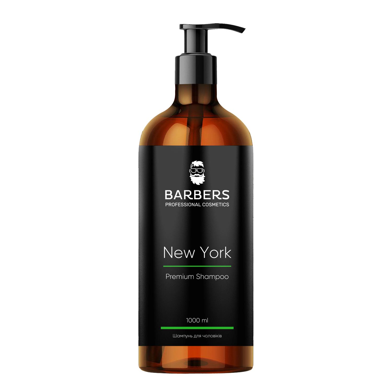 

Шампунь для чоловіків тонізуючий Barbers New York 1000 мл