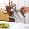 Stainless Steel Oil Bottle Lard Strainer Storage Container Cooking Oil Strainer Durable Multipurpose Filter Tank Kitchen