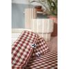 Lot de 3 serviettes de table "Vickie" 40 x 40 cm Tissé teint "Gaze de Coton" - Terracotta
