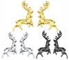 Yilu Pingan 3D Antler Car Logo Metal Decal for Personalized Vehicle Decoration