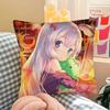 Anime Girl Izumi Sagiri Pillow Case Fashion Square Pillowcase Bedroom Sofa Room Ins Decoration Leisure Cushion Cover