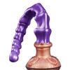 Extra dlouhý korálkový anální kolík  Nepravidelná žebrovaná anální bič  Dildo Anální rozšiřovací zařízení  SM Sexuální hračka pro dospělé
